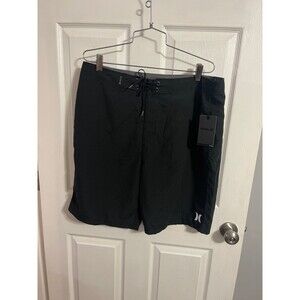 Hurley Men's One and Only 21" Board Shorts Black Size 36 New With Tags
